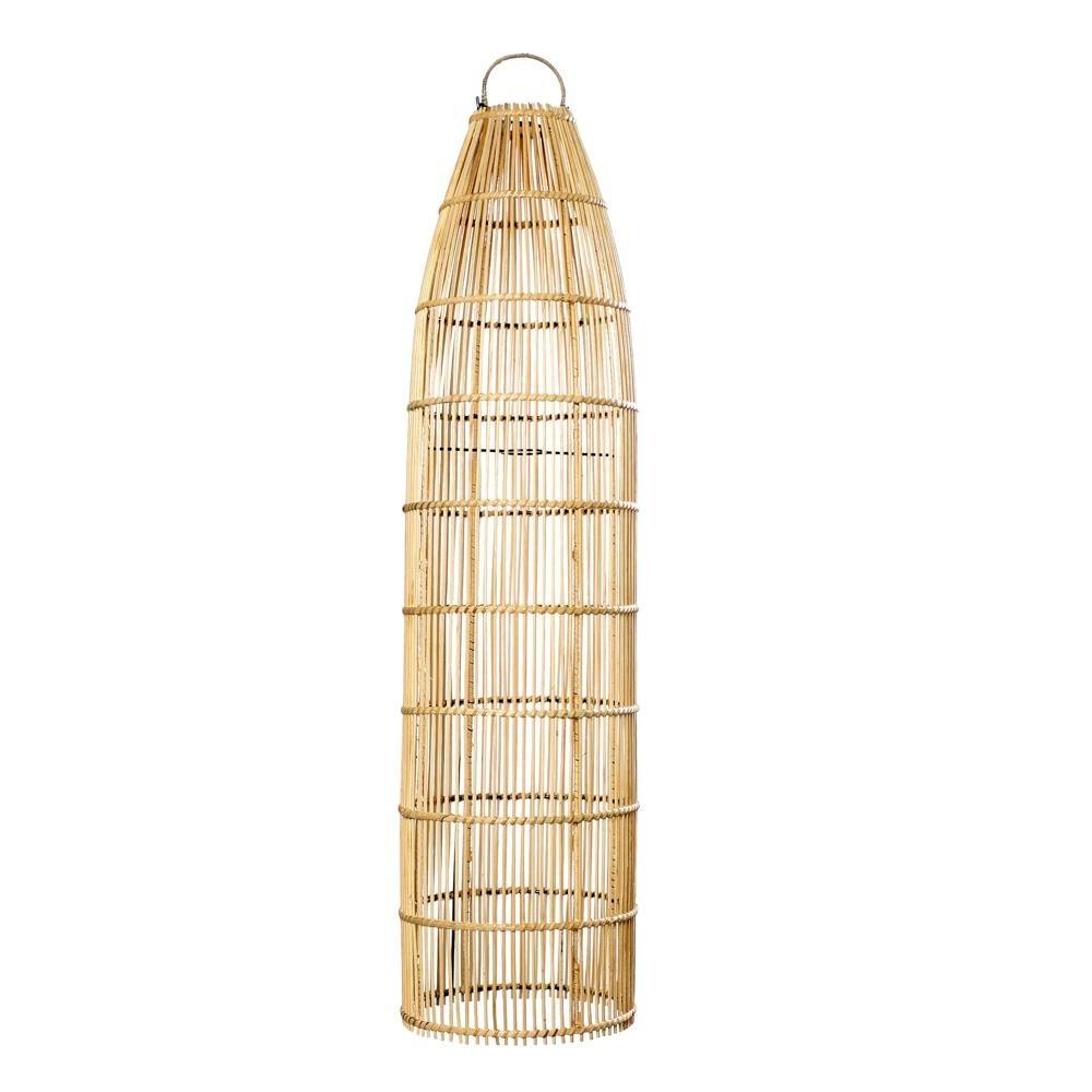 Lampe de sol bohème chic en rotin naturel boho chic
