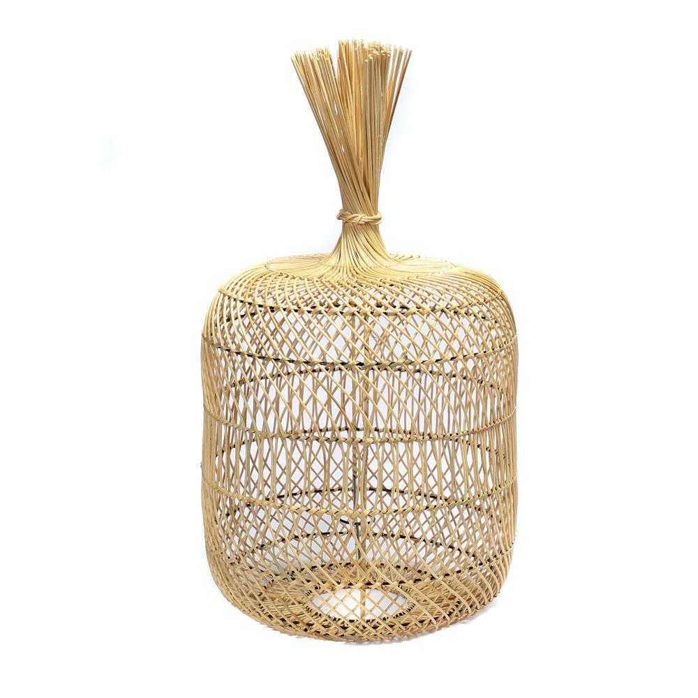 Lampe de sol ou lampadaire rotin naturel