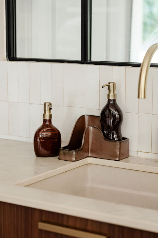 Organisateur d’évier en céramique artisanal [EMBELLISSEUR D'ÉVIER]