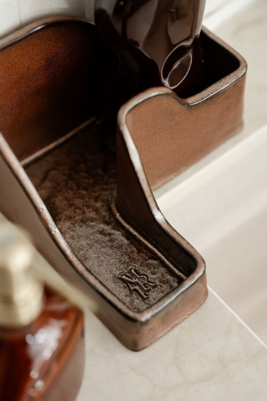 Organisateur d’évier en céramique artisanal [EMBELLISSEUR D'ÉVIER]