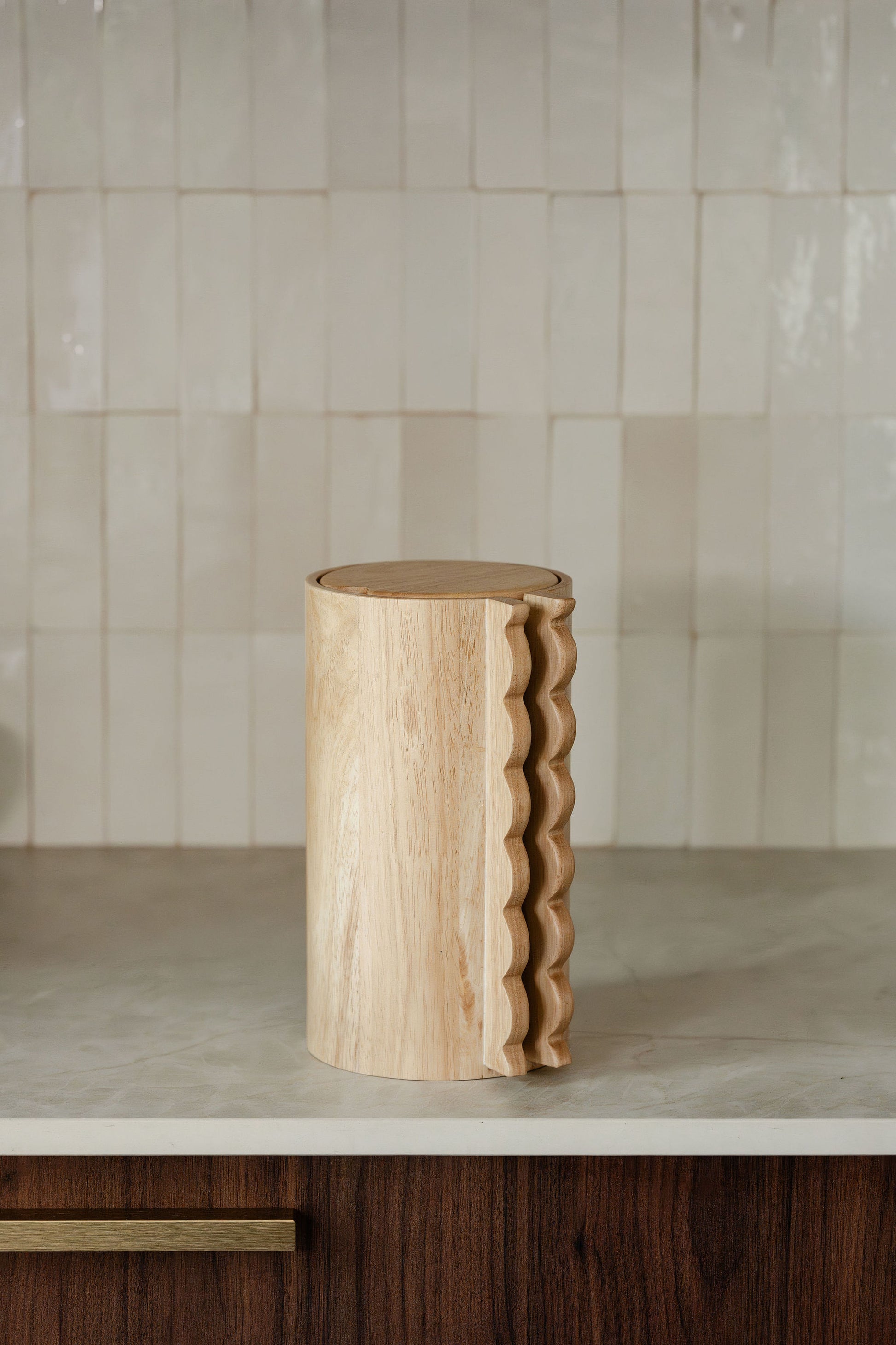 Porte essuie-tout bois [TOTEM HONEY]