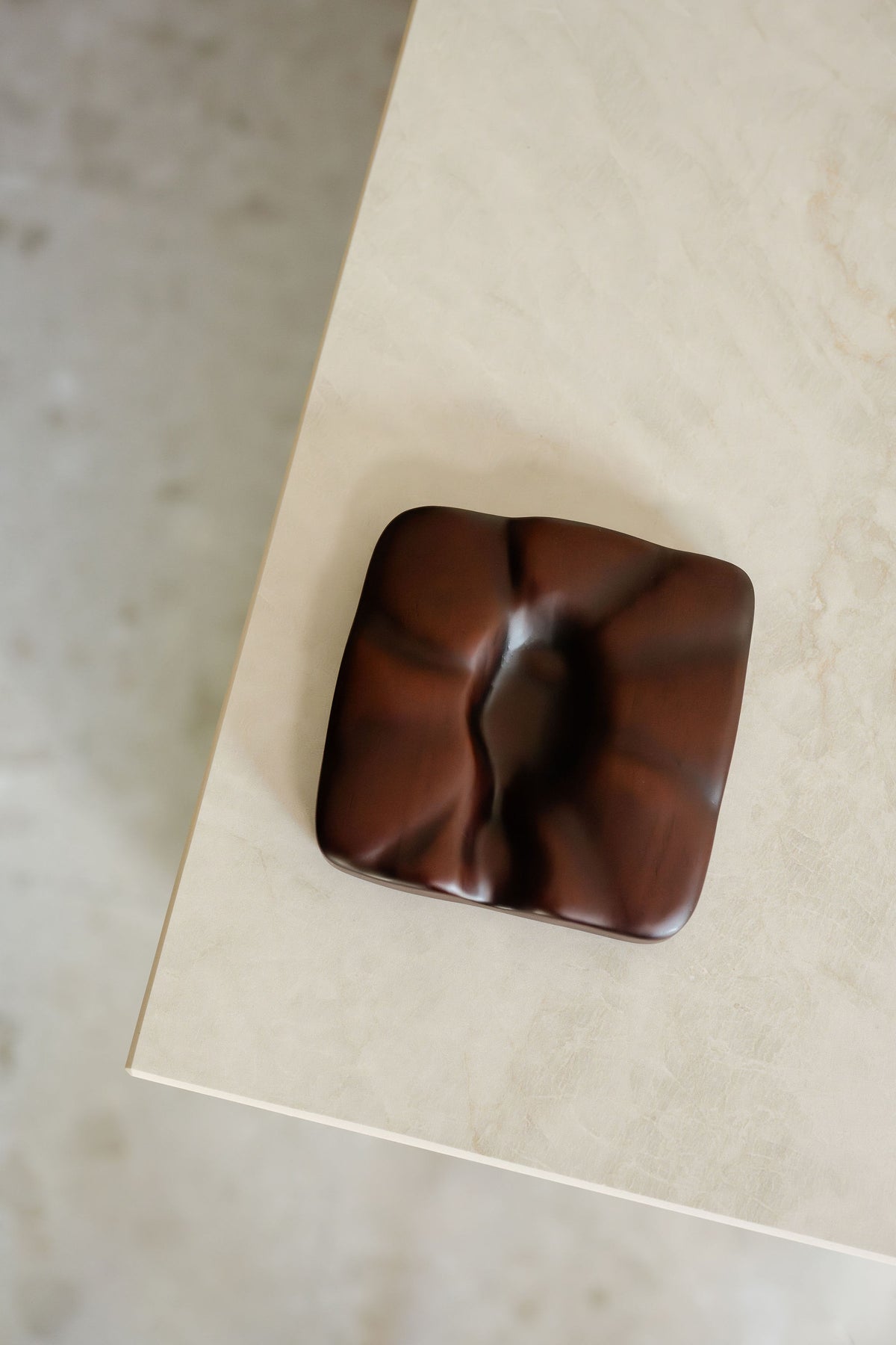 Repose-cuillère en bois [PILLOW] Chocolat