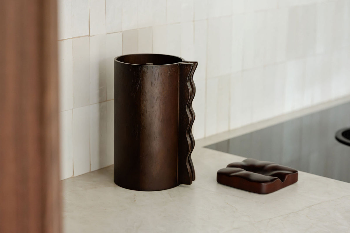 Repose-cuillère en bois [PILLOW] Chocolat