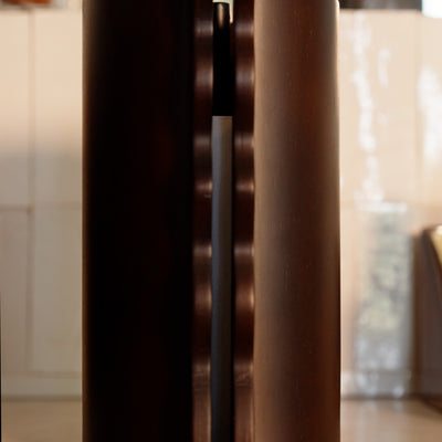 Porte essuie-tout bois - Chocolat [TOTEM WAVY]