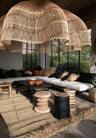 luminaire wabi-sabi, suspension Japandi,